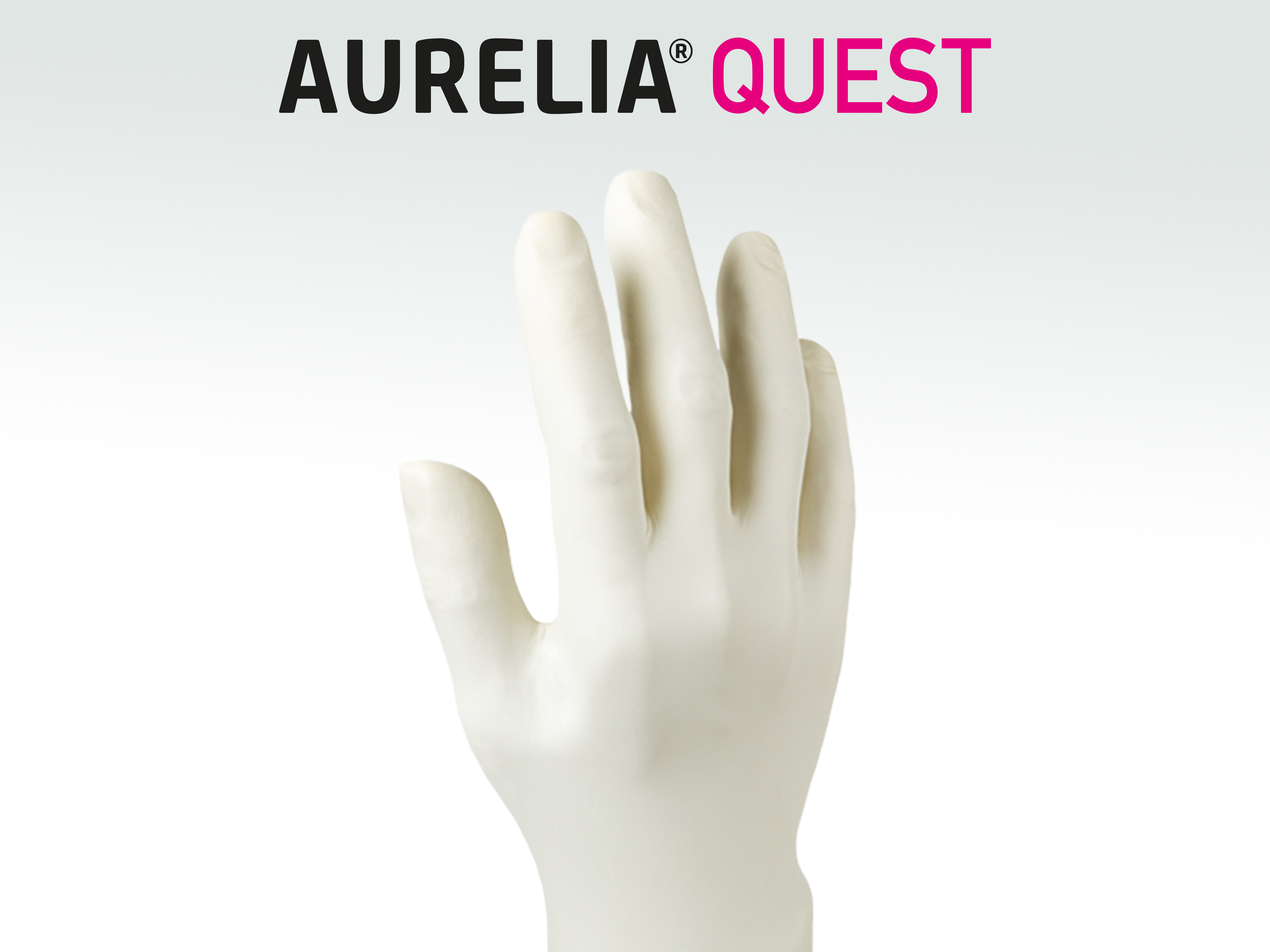 Aurelia Quest Beyaz Nitril Muayene eldiveni
